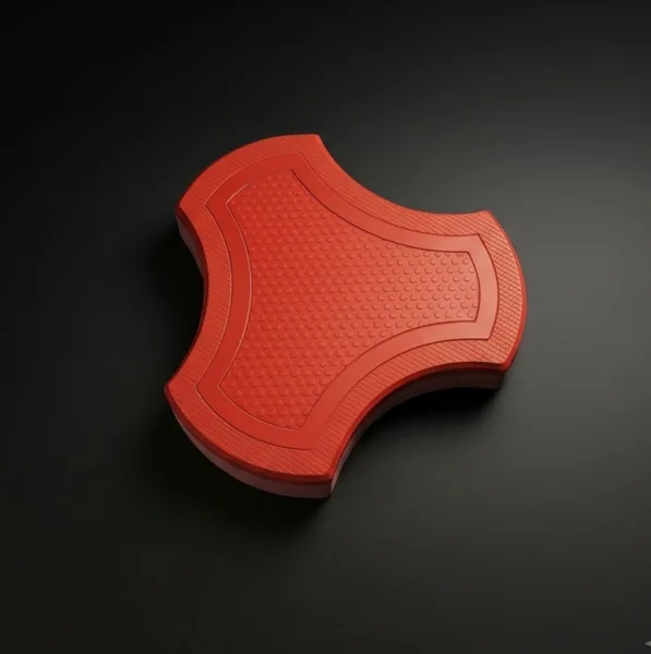 Cosmos Red interlocking concrete paver block for outdoor pathways and patios